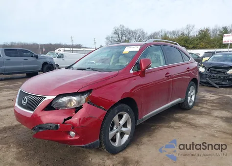 2010 Lexus Rx 350 z USA, uszkodzony, nr VIN 2T2BK1BA0AC038930